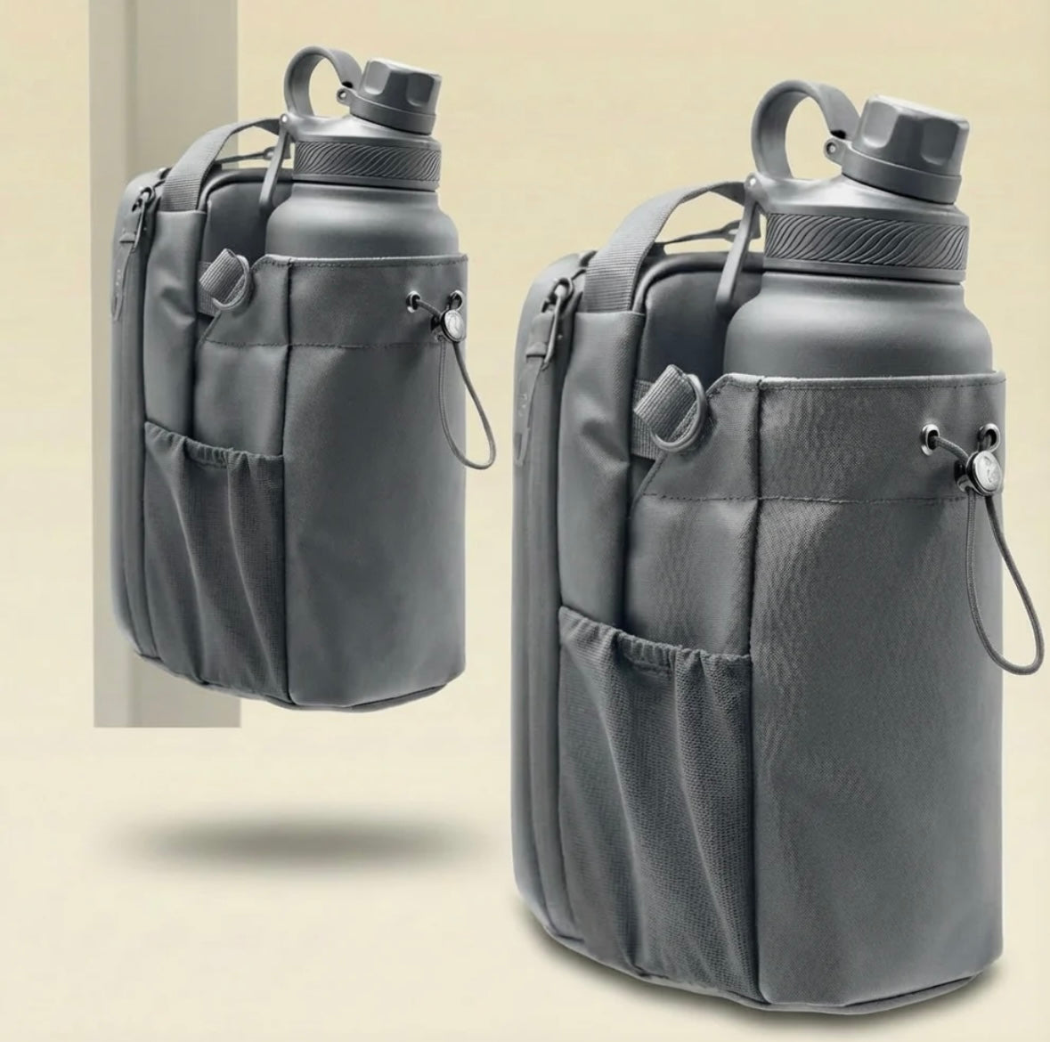 Magnetic Gym Bag for Men and Women - Sling Bottle With Magnetic Attachmment