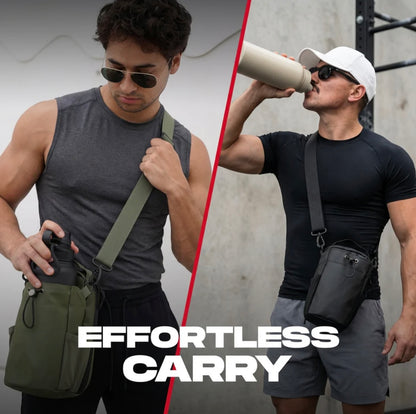 Magnetic Gym Bag for Men and Women - Sling Bottle With Magnetic Attachmment