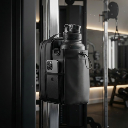 Magnetic Gym Bag for Men and Women - Sling Bottle With Magnetic Attachmment